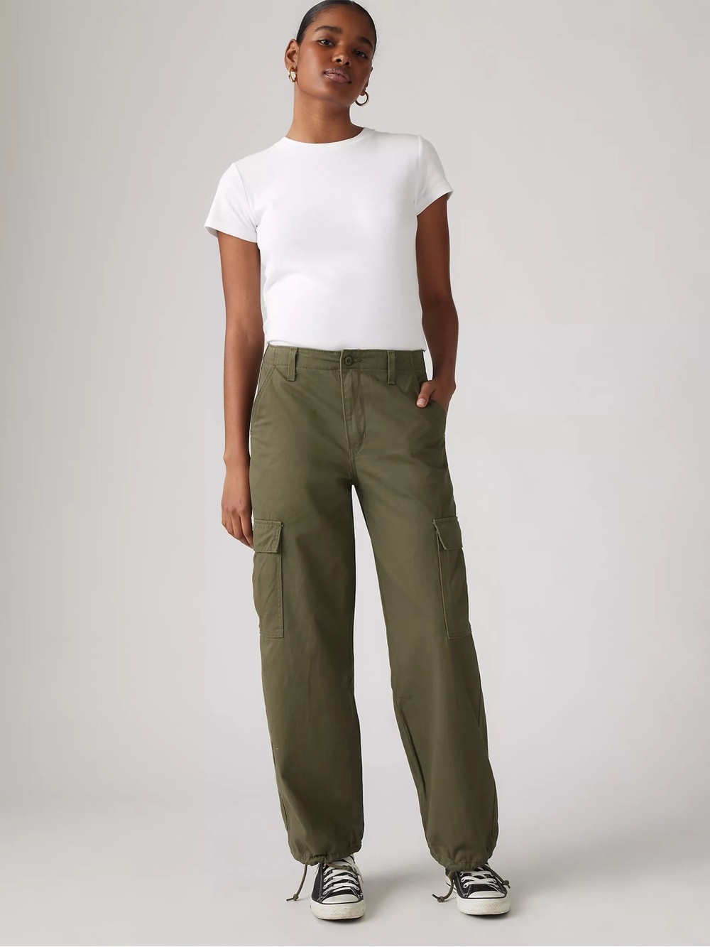 Levi’s ‘94 Baggy Cargo Pants in Army Green